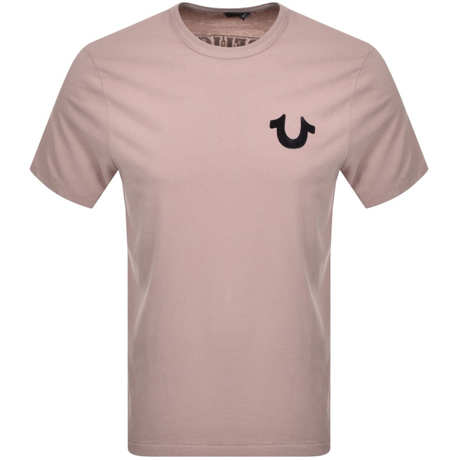 Alternative Image for ProductTrue Religion Buddha Logo T Shirt Pink2
